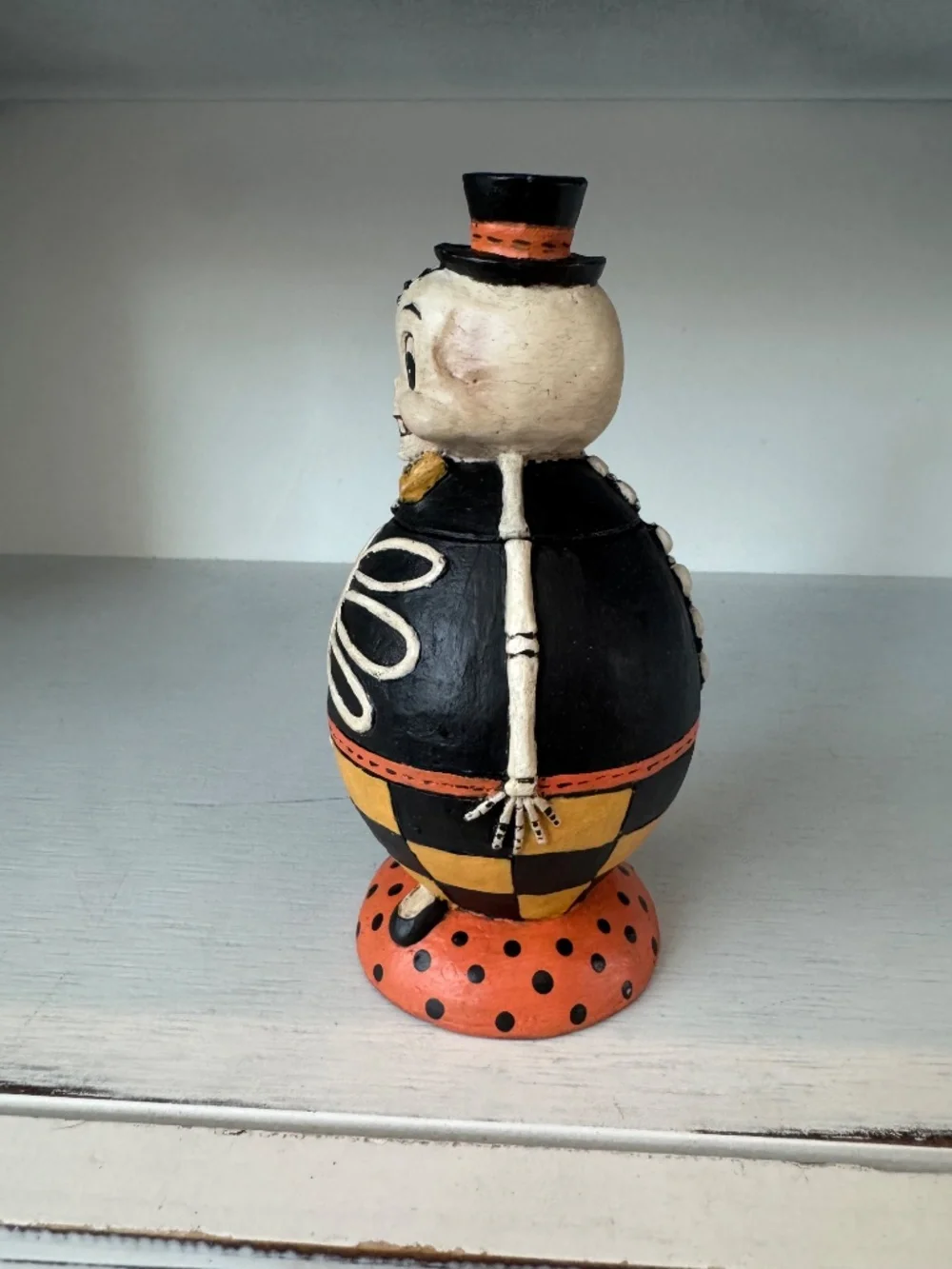 NEW Bethany Lowe Johanna Parker Silly Bones Spooks Jar Resin Halloween Skeleton